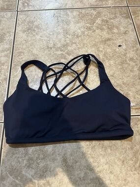 lululemon athletica Strappy Back Sports Bra - black